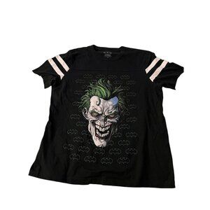 Batman Joker Graphic T-Shirt XL Black & White